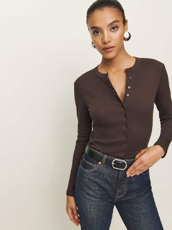 Hugh Knit Top - Mole